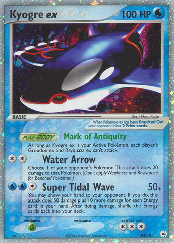 Kyogre ex (94/101) [EX: Hidden Legends] - The Mythic Store | 24h Order Processing
