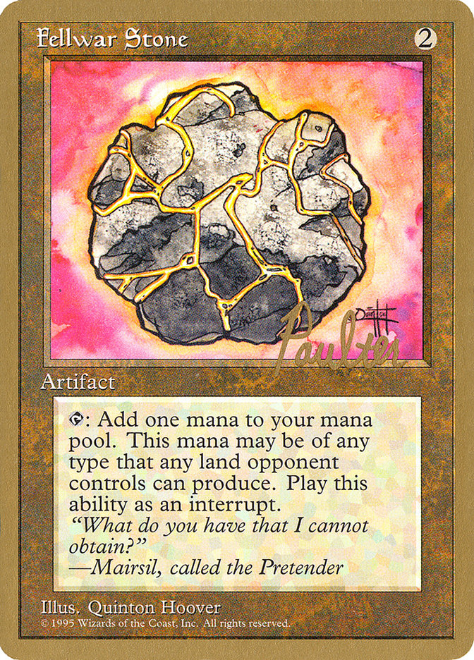Fellwar Stone (Preston Poulter) [Pro Tour Collector Set] - The Mythic Store | 24h Order Processing