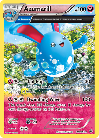 Azumarill (104/160) [XY: Primal Clash] - The Mythic Store | 24h Order Processing