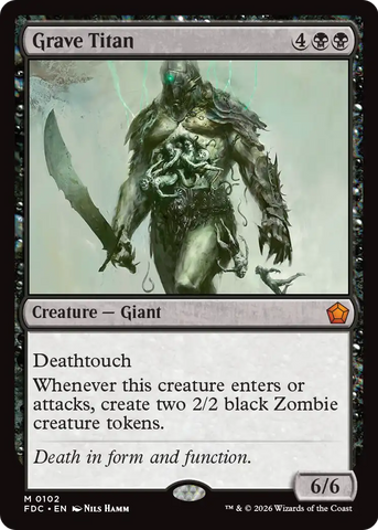 Grave Titan [Foundations Commander] - The Mythic Store | 24h Order Processing