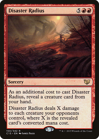 Disaster Radius [Commander 2015] - The Mythic Store | 24h Order Processing