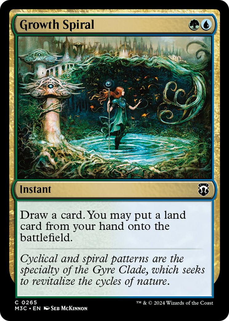 Growth Spiral (Ripple Foil) [Modern Horizons 3 Commander] - The Mythic Store | 24h Order Processing