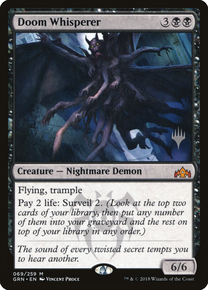 Doom Whisperer (Promo Pack) [Guilds of Ravnica Promos] - The Mythic Store | 24h Order Processing