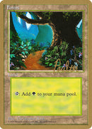 Forest (pp376) (Preston Poulter) [Pro Tour Collector Set] - The Mythic Store | 24h Order Processing