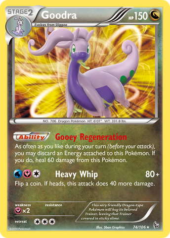 Goodra (74/106) [XY: Flashfire] - The Mythic Store | 24h Order Processing