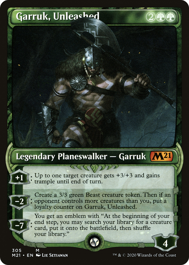 Garruk, Unleashed (Showcase) [Core Set 2021] - The Mythic Store | 24h Order Processing