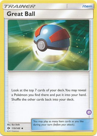 Great Ball (119/149) (Deck Exclusive #21) [Sun & Moon: Trainer Kit - Alolan Sandslash] - The Mythic Store | 24h Order Processing