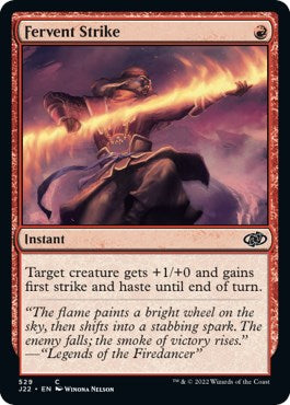 Fervent Strike [Jumpstart 2022] - The Mythic Store | 24h Order Processing