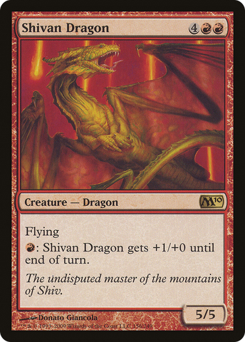 Shivan Dragon [Magic 2010] - The Mythic Store | 24h Order Processing