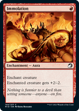 Immolation [Innistrad: Midnight Hunt] - The Mythic Store | 24h Order Processing