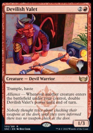 Devilish Valet (Promo Pack) [Streets of New Capenna Promos] - The Mythic Store | 24h Order Processing