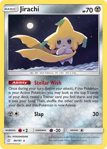 Jirachi (99/181) (Theme Deck Exclusive) [Sun & Moon: Team Up] - The Mythic Store | 24h Order Processing