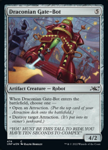 Draconian Gate-Bot (Galaxy Foil) [Unfinity] - The Mythic Store | 24h Order Processing