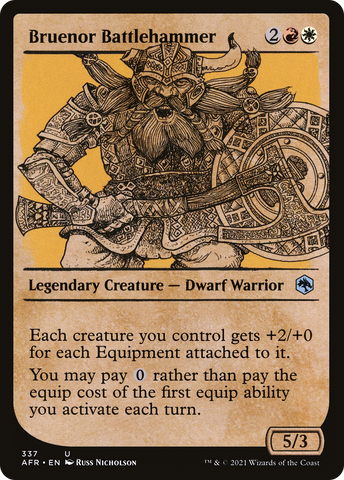 Bruenor Battlehammer (Showcase) [Dungeons & Dragons: Adventures in the Forgotten Realms] - The Mythic Store | 24h Order Processing