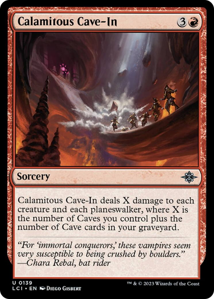 Calamitous Cave-In [The Lost Caverns of Ixalan] - The Mythic Store | 24h Order Processing