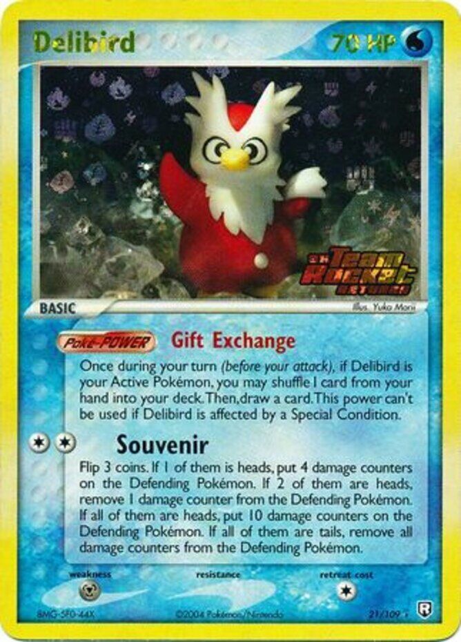 Delibird (21/109) (Stamped) [EX: Team Rocket Returns] - The Mythic Store | 24h Order Processing