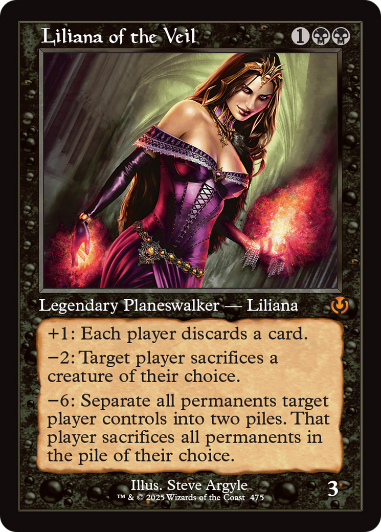 Liliana of the Veil (Retro Frame) [Innistrad Remastered] - The Mythic Store | 24h Order Processing