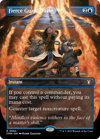 Fierce Guardianship (Borderless Alternate Art) [Commander Masters] - The Mythic Store | 24h Order Processing