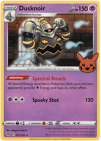 Dusknoir (071/185) [Trick or Trade 2023] - The Mythic Store | 24h Order Processing