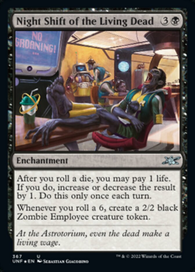 Night Shift of the Living Dead (Galaxy Foil) [Unfinity] - The Mythic Store | 24h Order Processing