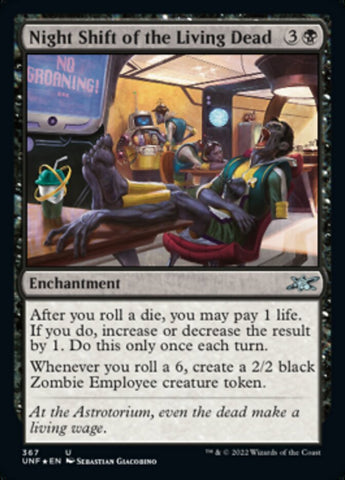 Night Shift of the Living Dead (Galaxy Foil) [Unfinity] - The Mythic Store | 24h Order Processing