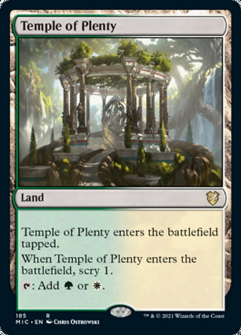 Temple of Plenty [Innistrad: Midnight Hunt Commander] - The Mythic Store | 24h Order Processing