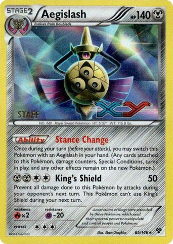 Aegislash (86/146) (Staff Prerelease Promo) [XY: Black Star Promos] - The Mythic Store | 24h Order Processing