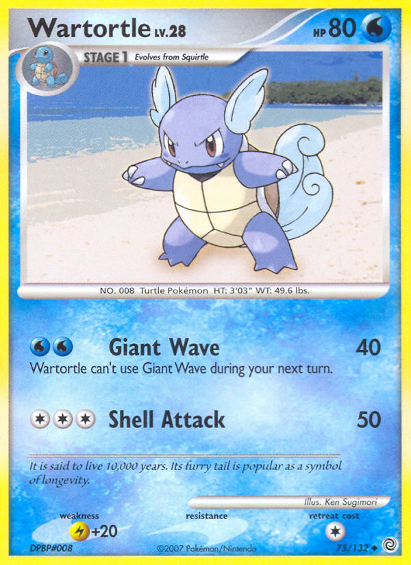 Wartortle (75/132) [Diamond & Pearl: Secret Wonders] - The Mythic Store | 24h Order Processing