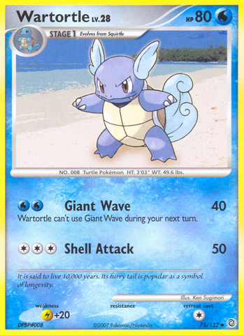 Wartortle (75/132) [Diamond & Pearl: Secret Wonders] - The Mythic Store | 24h Order Processing