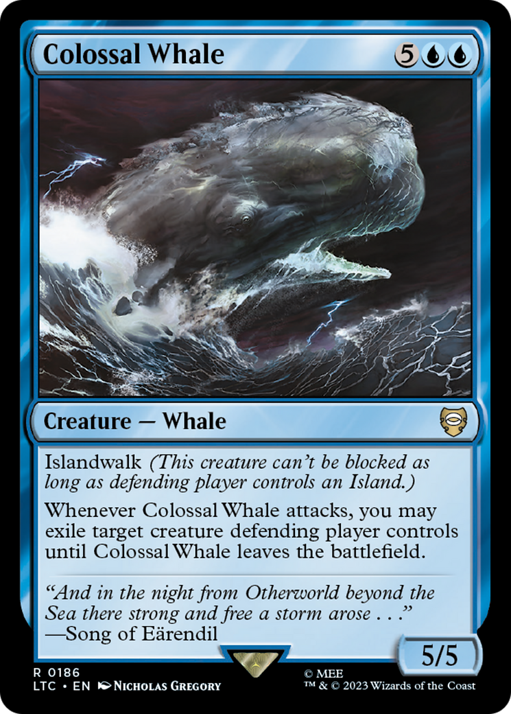 Colossal Whale [The Lord of the Rings: Tales of Middle-Earth Commander] - The Mythic Store | 24h Order Processing