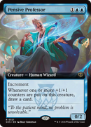 Pensive Professor (Extended Art) [Secrets of Strixhaven] - The Mythic Store | 24h Order Processing