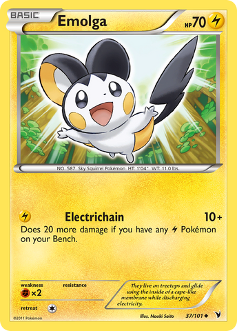 Emolga (37/101) [Black & White: Noble Victories] - The Mythic Store | 24h Order Processing