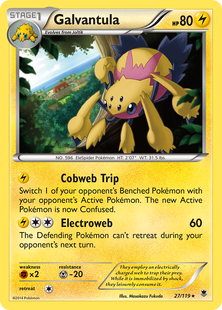 Galvantula (27/119) [XY: Phantom Forces] - The Mythic Store | 24h Order Processing