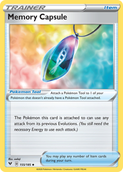 Memory Capsule (155/185) [Sword & Shield: Vivid Voltage] - The Mythic Store | 24h Order Processing