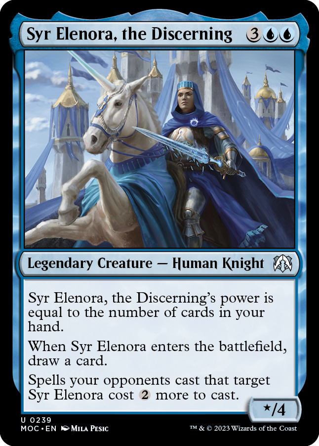 Syr Elenora, the Discerning [March of the Machine Commander] - The Mythic Store | 24h Order Processing
