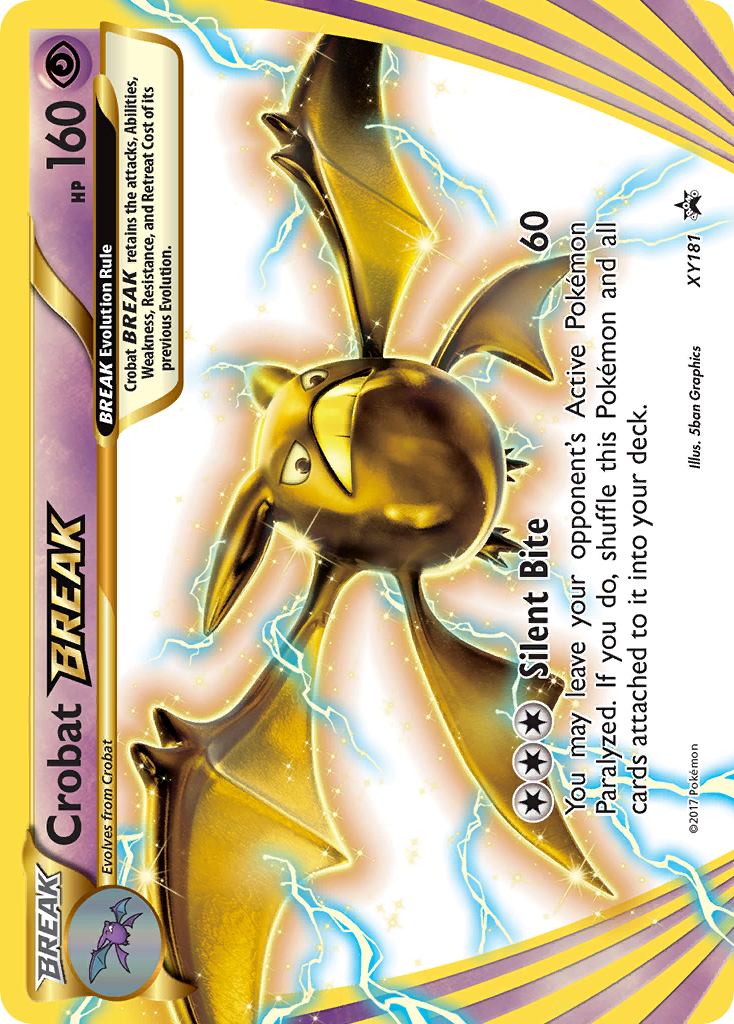 Crobat BREAK (XY181) [XY: Black Star Promos] - The Mythic Store | 24h Order Processing