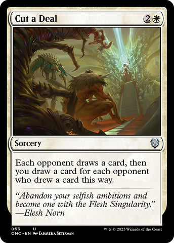 Cut a Deal [Phyrexia: All Will Be One Commander] - The Mythic Store | 24h Order Processing