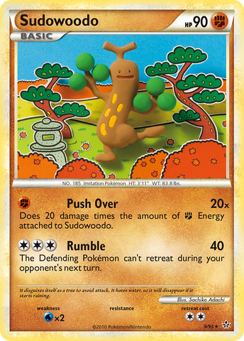 Sudowoodo (9/95) [HeartGold & SoulSilver: Unleashed] - The Mythic Store | 24h Order Processing