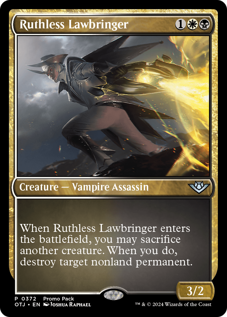 Ruthless Lawbringer (Promo Pack) [Outlaws of Thunder Junction Promos] - The Mythic Store | 24h Order Processing