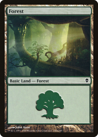 Forest (246a) [Zendikar] - The Mythic Store | 24h Order Processing