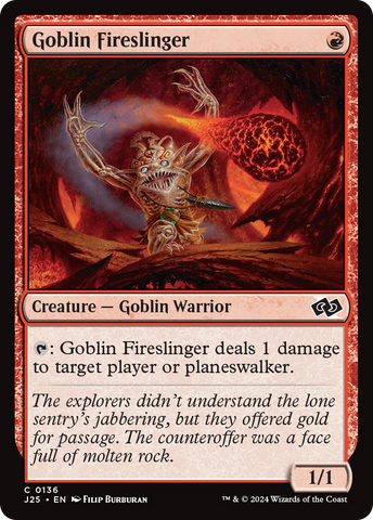 Goblin Fireslinger [Foundations Jumpstart] - The Mythic Store | 24h Order Processing