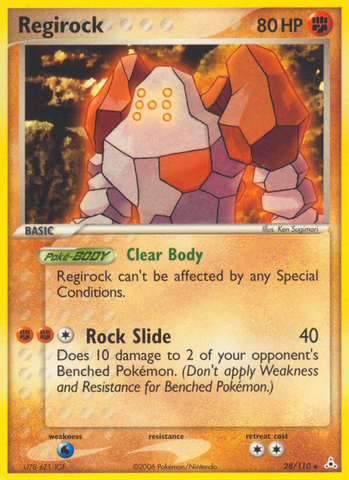 Regirock (28/110) [EX: Holon Phantoms] - The Mythic Store | 24h Order Processing