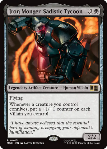 Iron Monger, Sadistic Tycoon [Marvel Super Heroes Commander] - The Mythic Store | 24h Order Processing