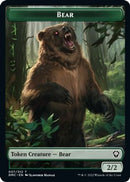 Kavu // Bear Double-Sided Token [Dominaria United Commander Tokens] - The Mythic Store | 24h Order Processing