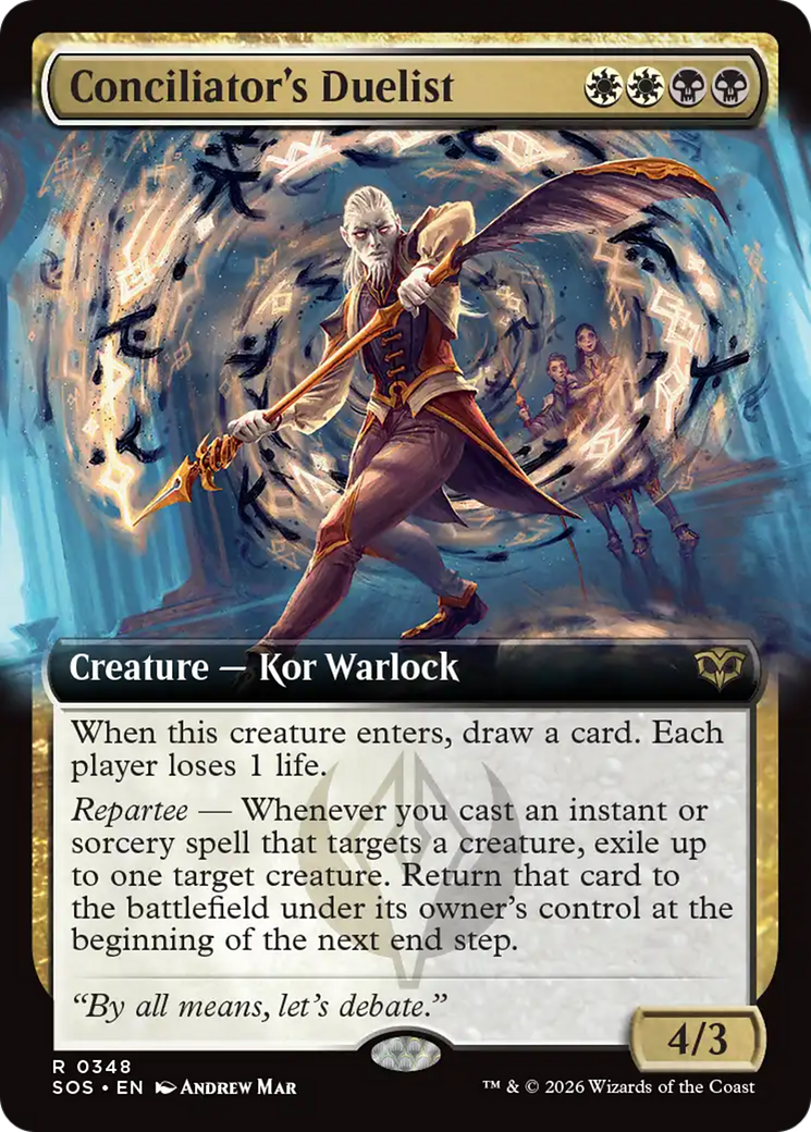 Conciliator's Duelist (Extended Art) [Secrets of Strixhaven] - The Mythic Store | 24h Order Processing