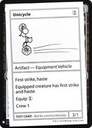 Unicycle [Mystery Booster Playtest Cards] - The Mythic Store | 24h Order Processing