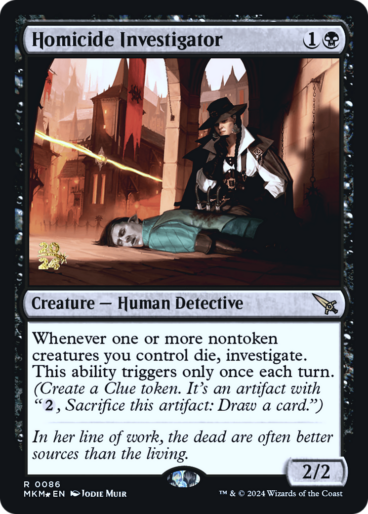 Homicide Investigator [Murders at Karlov Manor Prerelease Promos] - The Mythic Store | 24h Order Processing