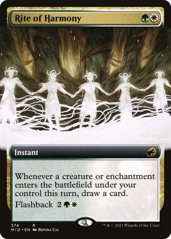 Rite of Harmony (Extended Art) [Innistrad: Midnight Hunt] - The Mythic Store | 24h Order Processing