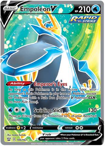 Empoleon V (145/163) [Sword & Shield: Battle Styles] - The Mythic Store | 24h Order Processing