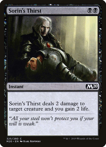 Sorin's Thirst [Core Set 2020] - The Mythic Store | 24h Order Processing